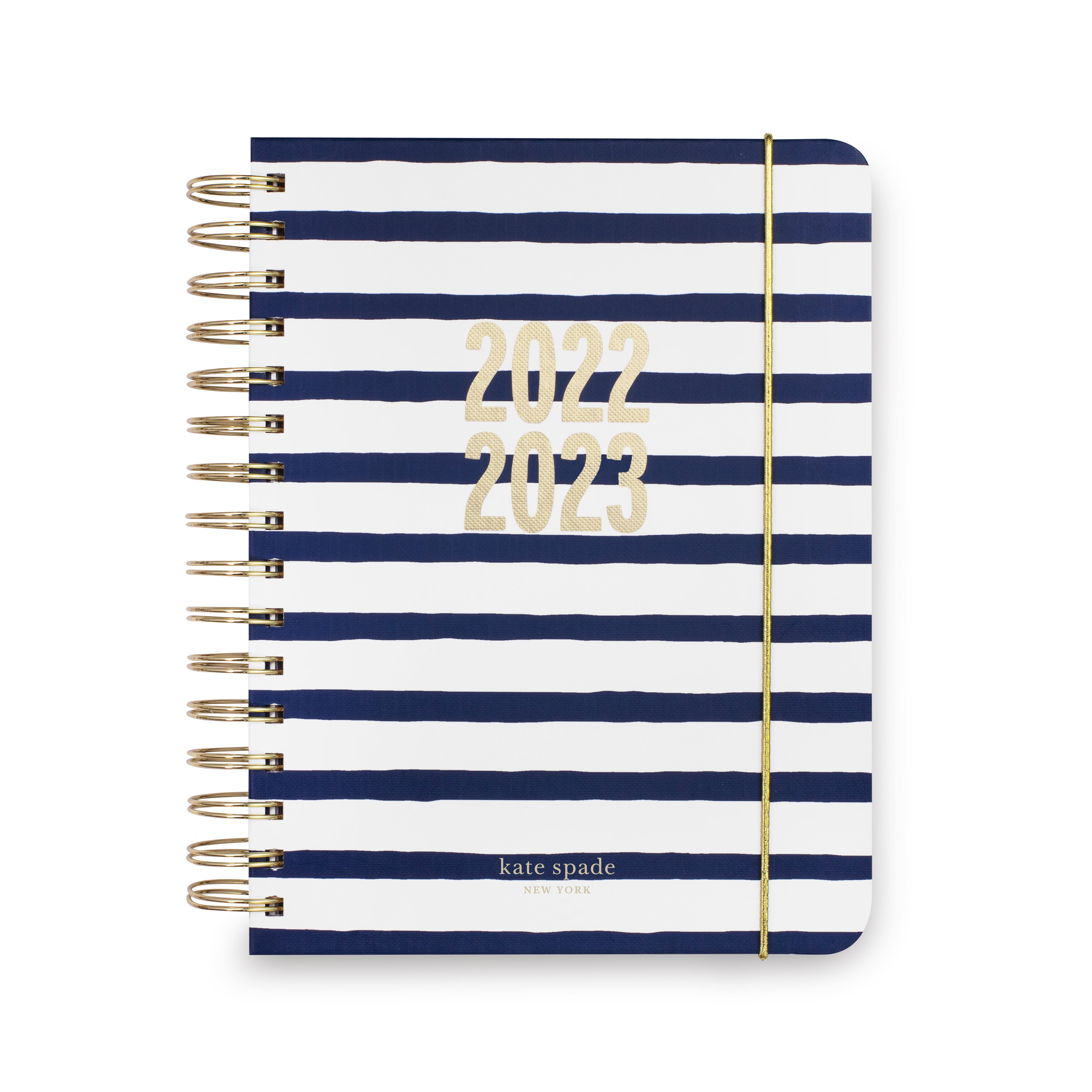 Kate Spade New York 17 Month Large Planner, Navy Painted Stripe - Lifeguard  Press