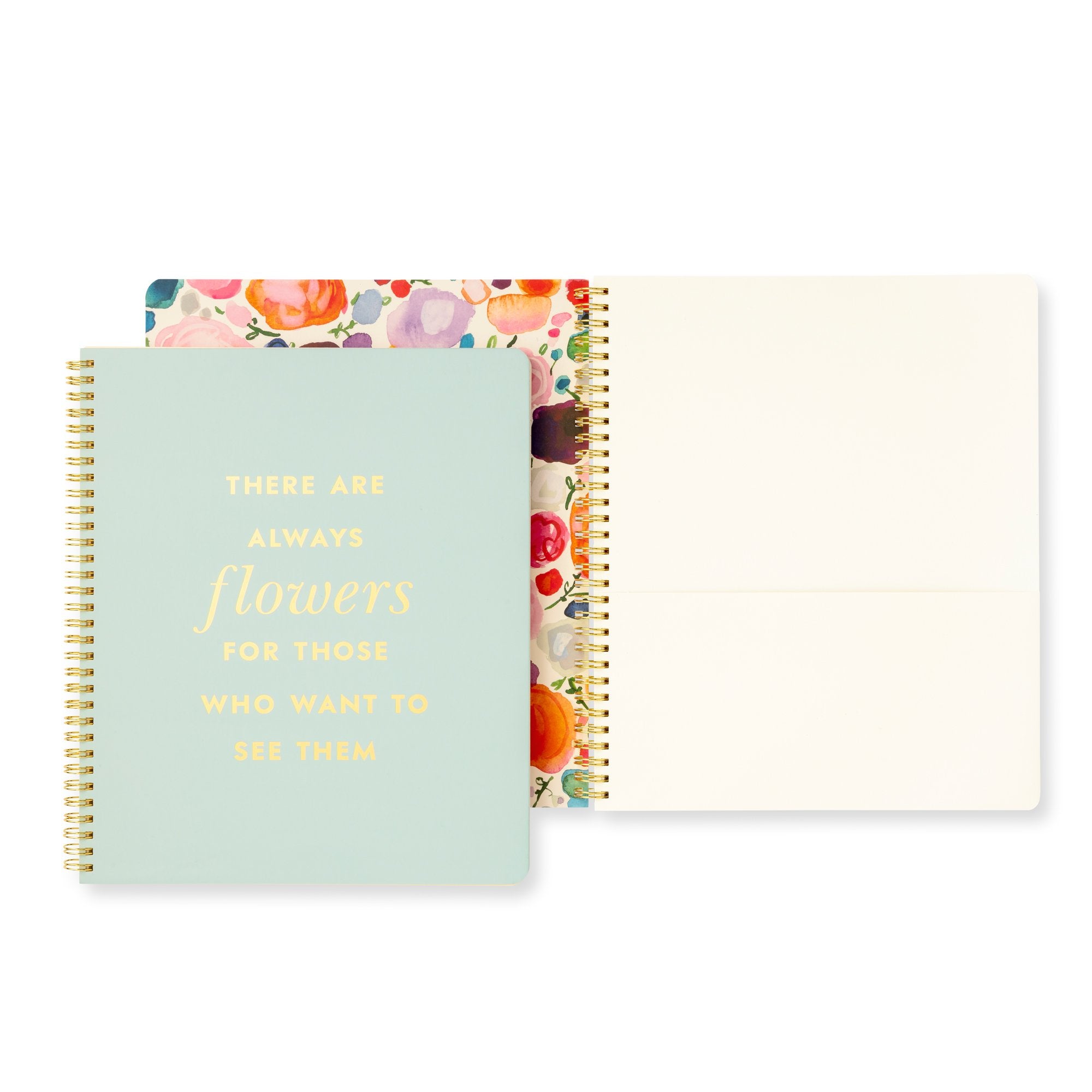 kate spade new york Large Spiral Notebook, Always Flowers - Lifeguard Press