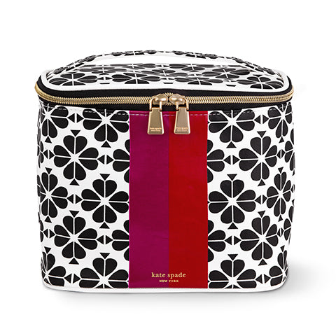 Lunch Tote, Black Spade Flower - Lifeguard Press