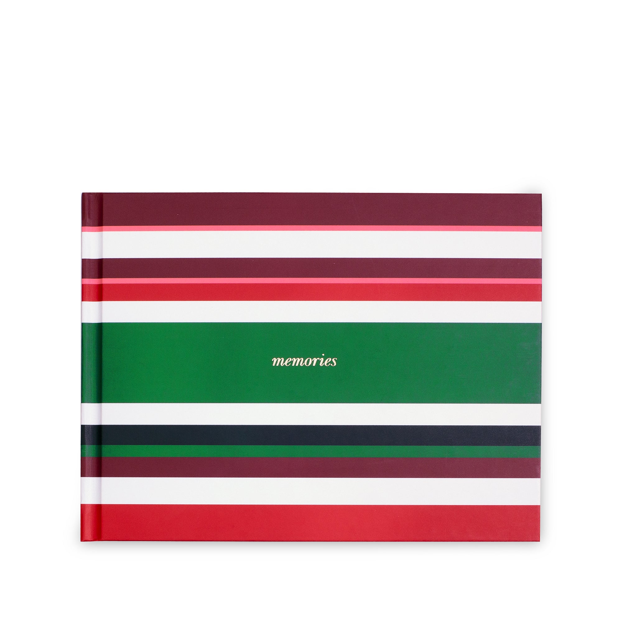 Kate Spade New York Memory Book, Christmas Stripe - Lifeguard Press