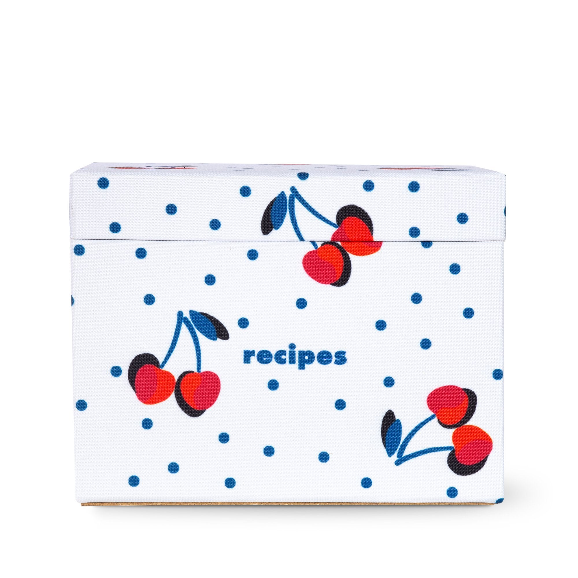 Kate Spade New York Recipe Box, Vintage Cherries - Lifeguard Press