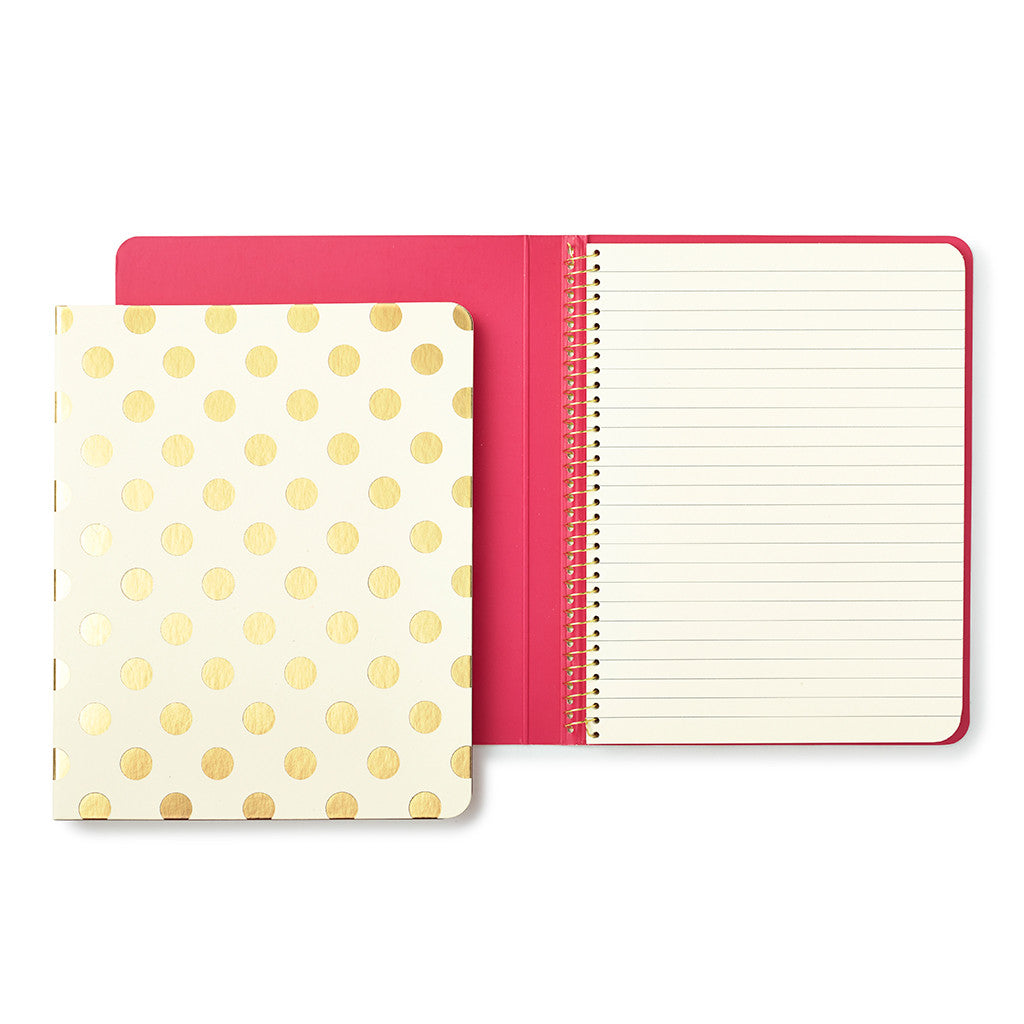 kate spade new york spiral notebook - gold pavilion - Lifeguard Press