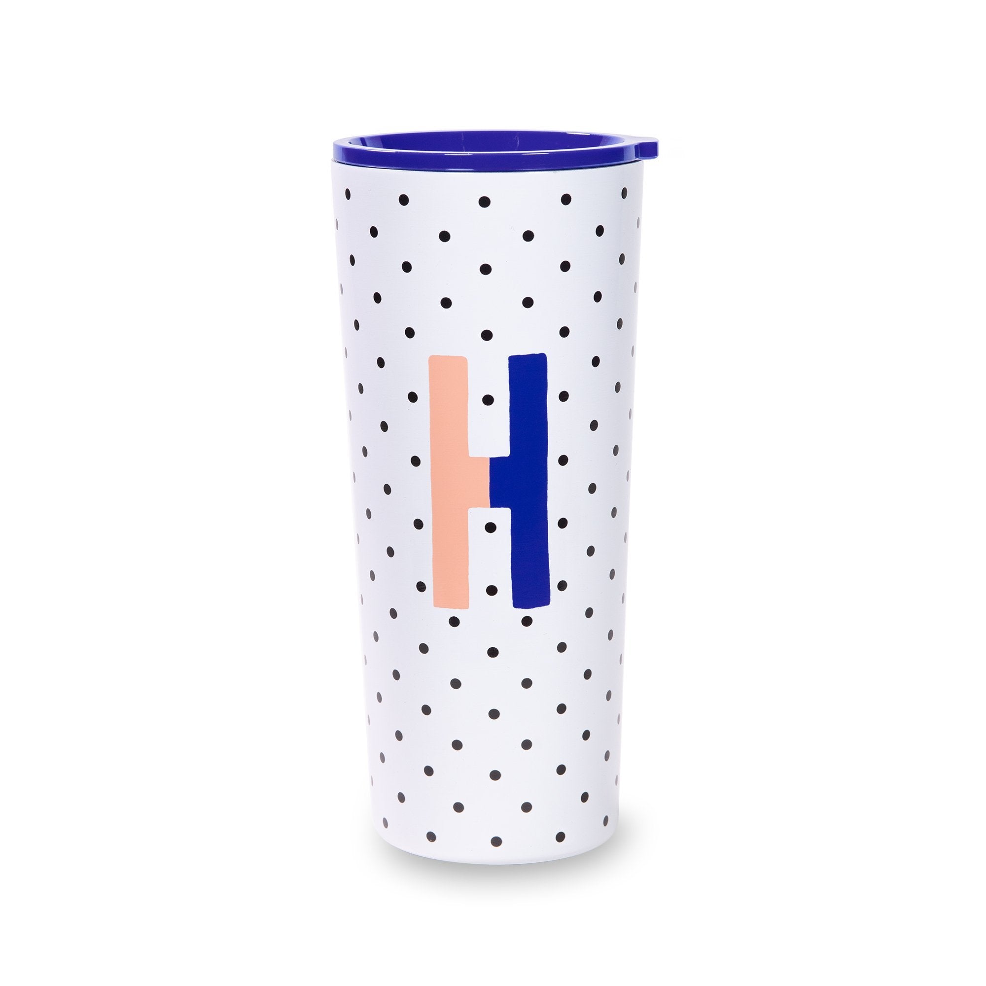 Kate Spade New York Initial Stainless Steel Tumbler H, Sparks of Joy ...