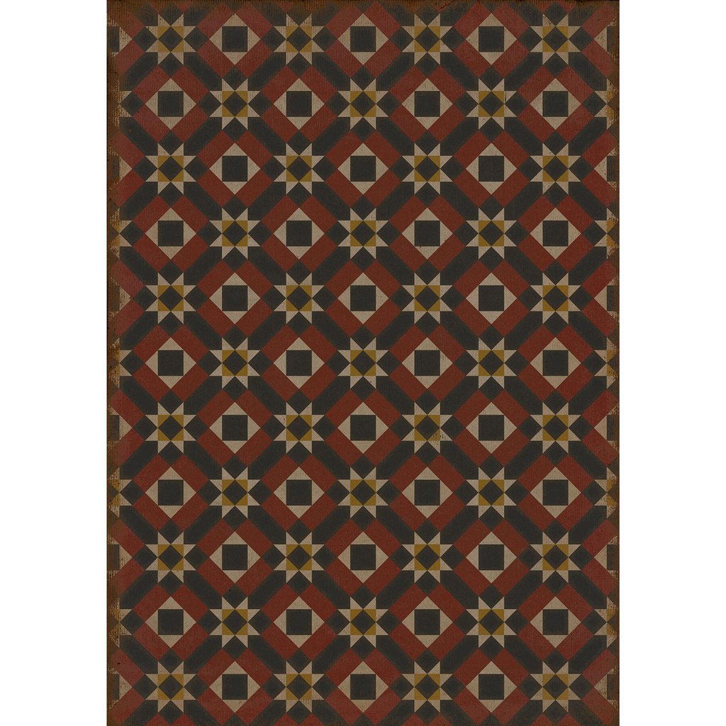 Pattern 03 - oz Vinyl Floorcloth - 38in x 56in