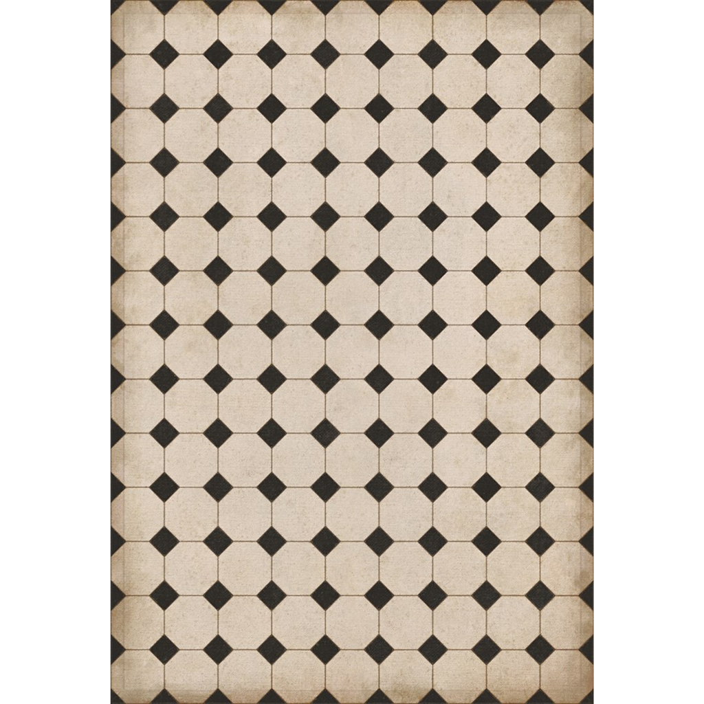 Spicher and Company Diamonds - Edward Vinyl Floorcloth - 38in x 56in