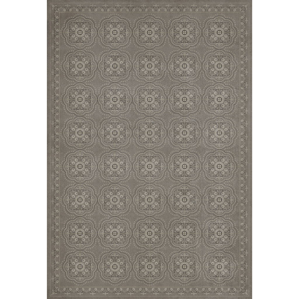 Pattern 69 - A Little Decorum Vinyl Floorcloth - 38in x 56in