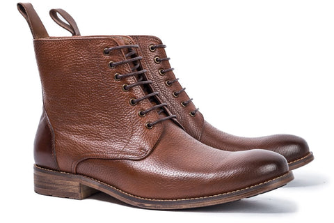 Marc Nolan Shoes Phoenix Walnut Lace-Up Boots