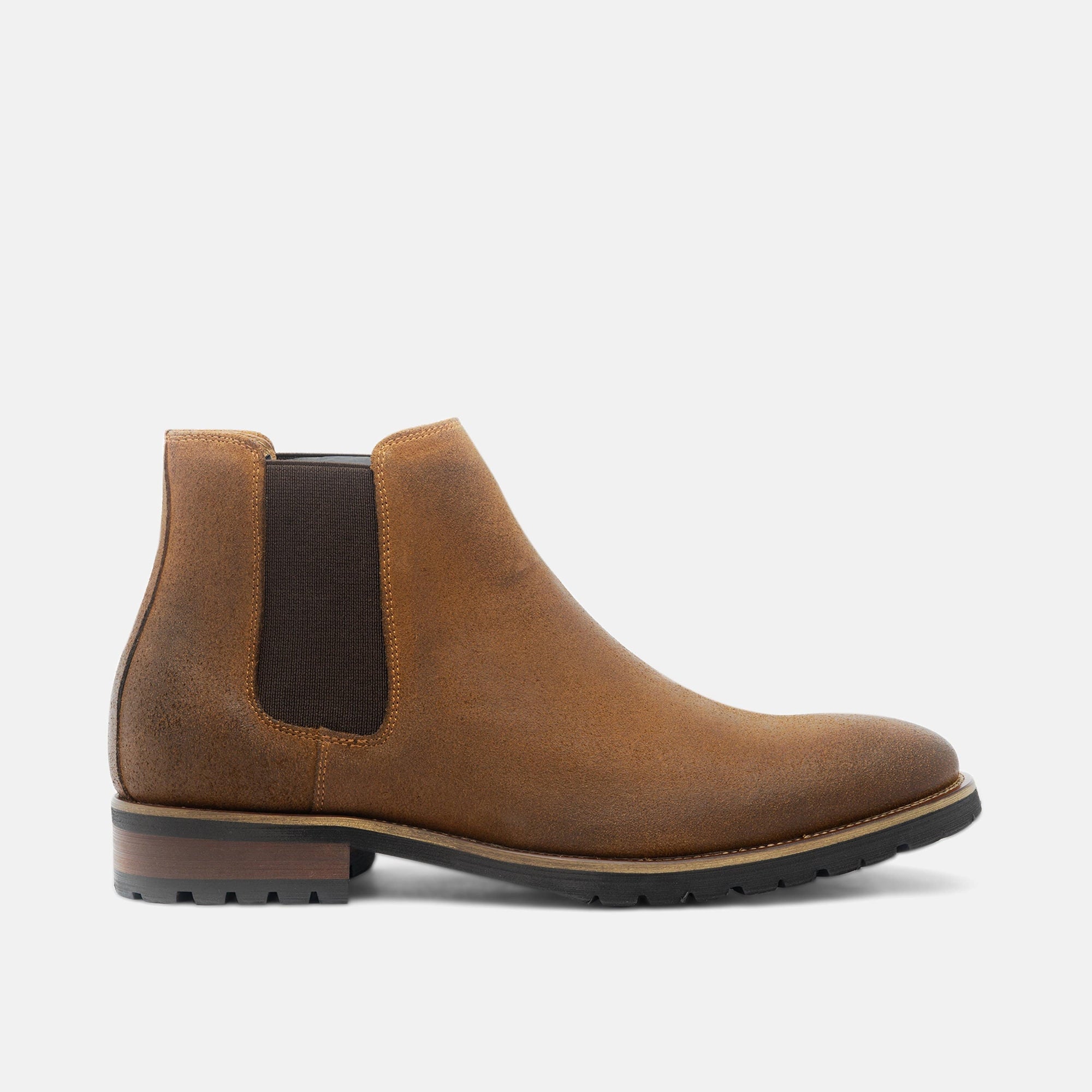 stone chelsea boots
