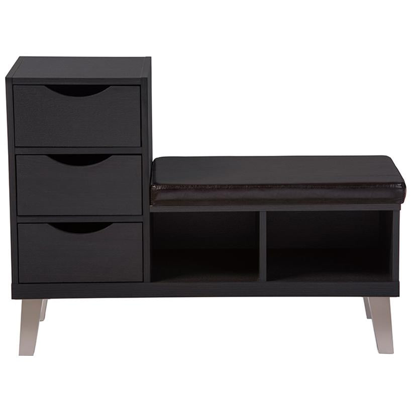 Black Benches Contemporary Benches Storage Benches Padded