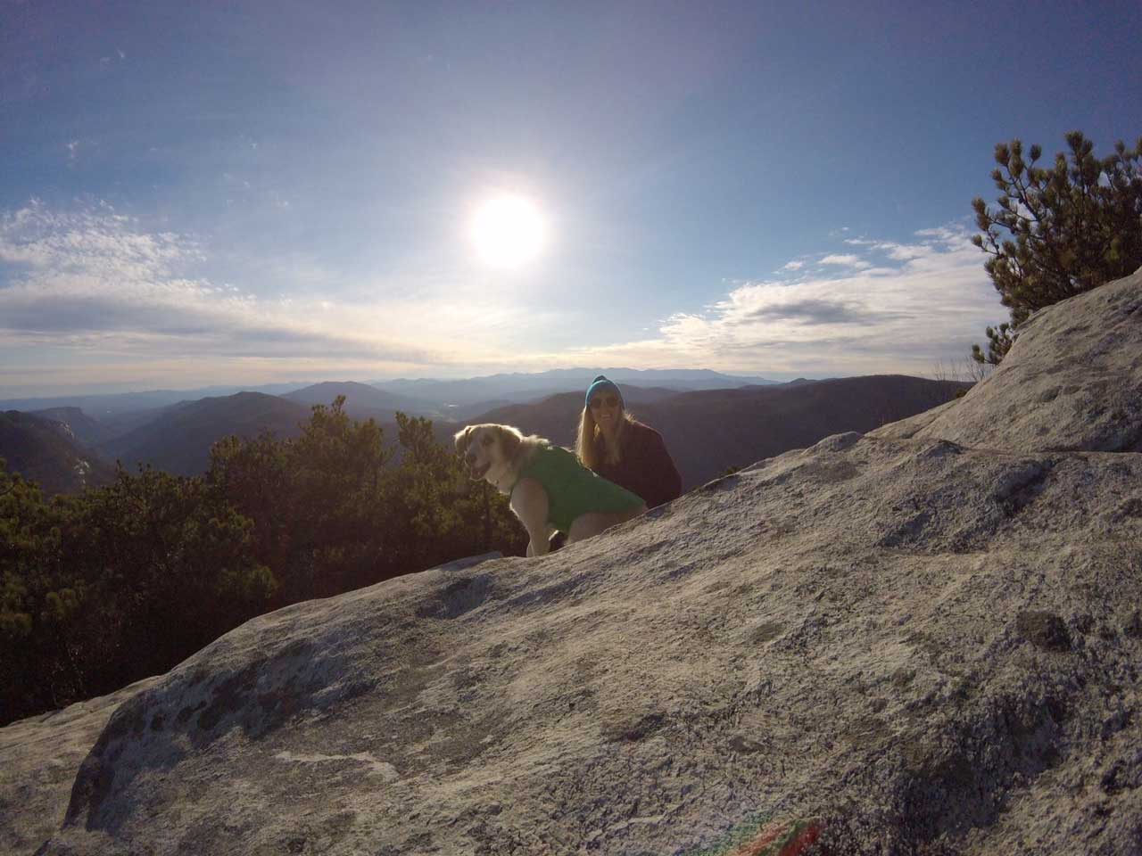 Hiking in North Carolina - Hawksbill Trail at Linville Gorge