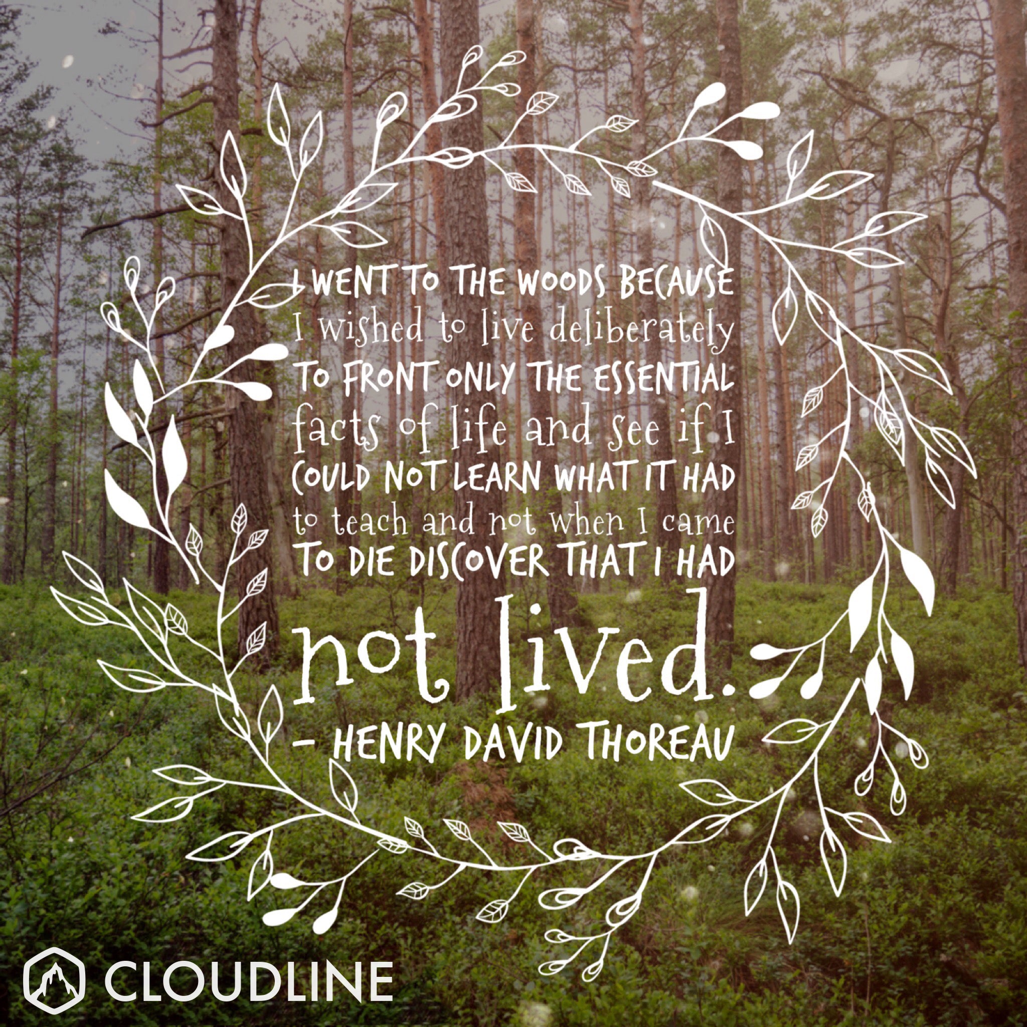 5 Quotes from Henry David Thoreau that Inspire You to Get - CloudLine Apparel