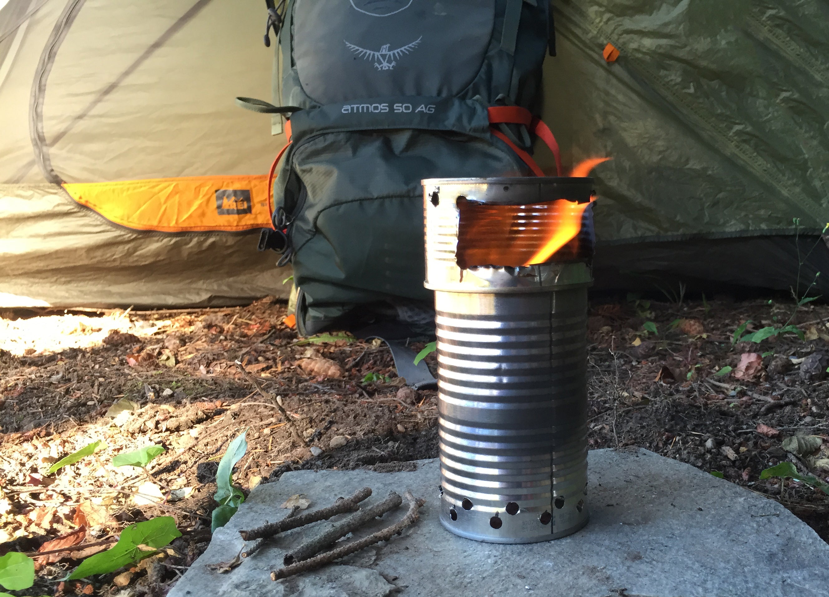 How to Make a Tin Can Wood Gas Ultra Light Backpacking Stove