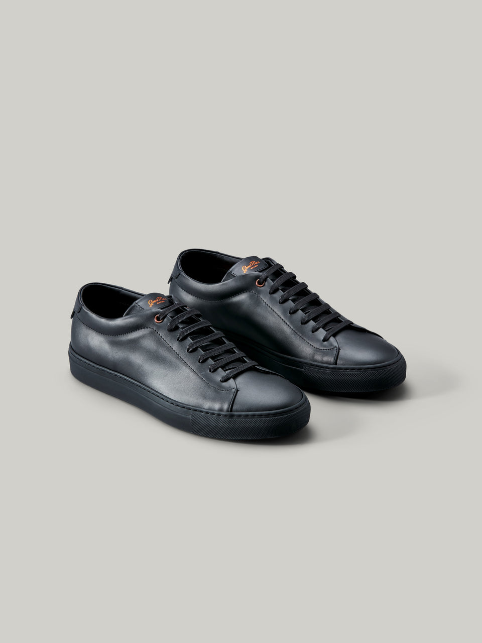 Edge Lo-Top Sneaker - Black - Good Man 