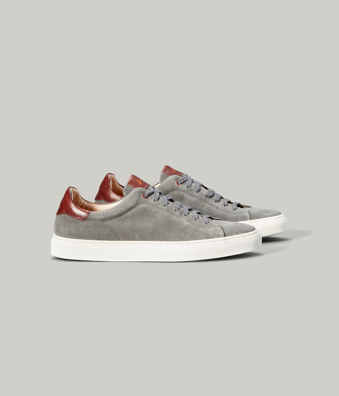 Legend Lo-Top Sneaker - Grey / Vachetta 