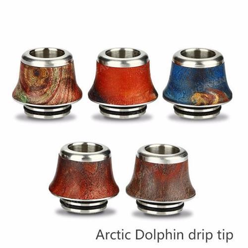 Arctic Dolphin - A9 StabWood Drip Tip 810 – The Vapery