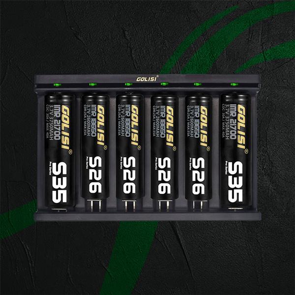 Batería 18650 - Recargable S26 [Golisi], 2600mah