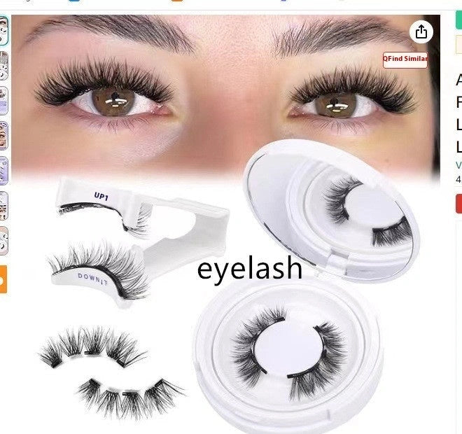 Magnetic False Eyelashes Set with Mink Material