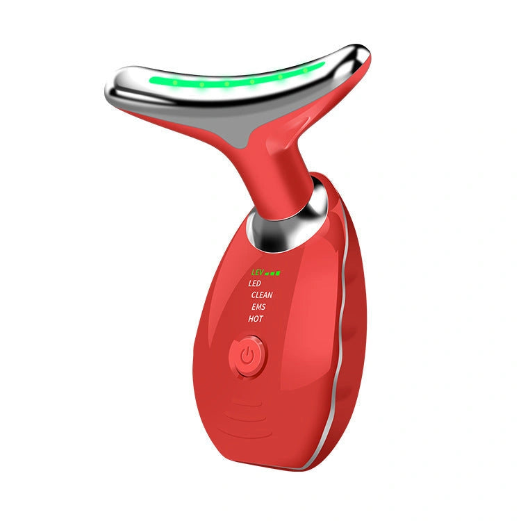 LED Photon Therapy Face & Neck Massager for Skin Tightening