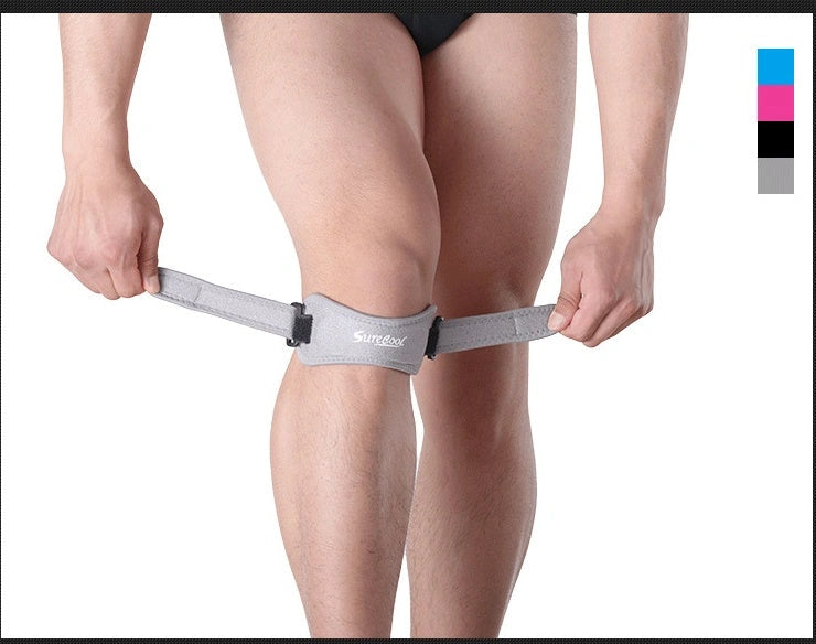 Adjustable Patella Brace with Shock Absorption for Knee Support