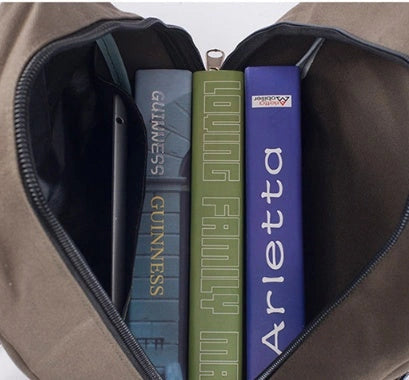 Men's Canvas Backpack with Zipper