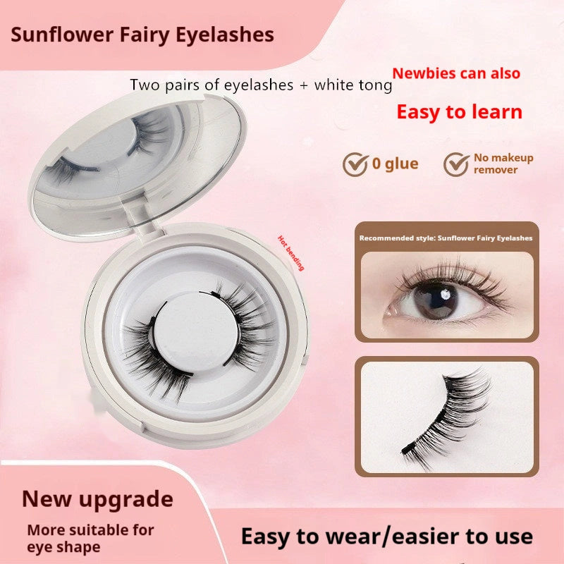 Magnetic False Eyelashes Set with Mink Material