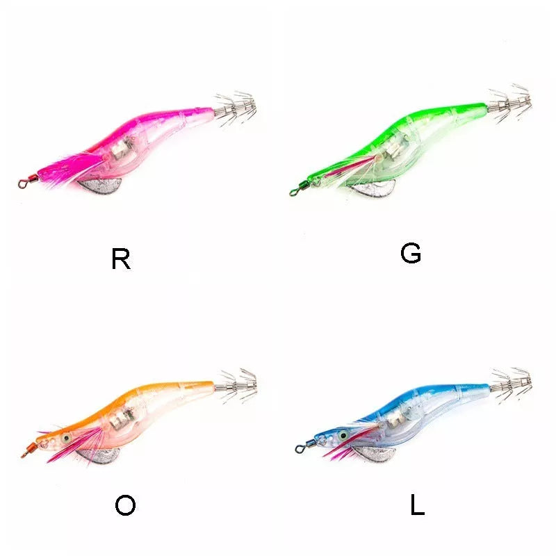 Bionic Bait Electronic Shrimp Mino with 3D Eyes and Environmental Paint