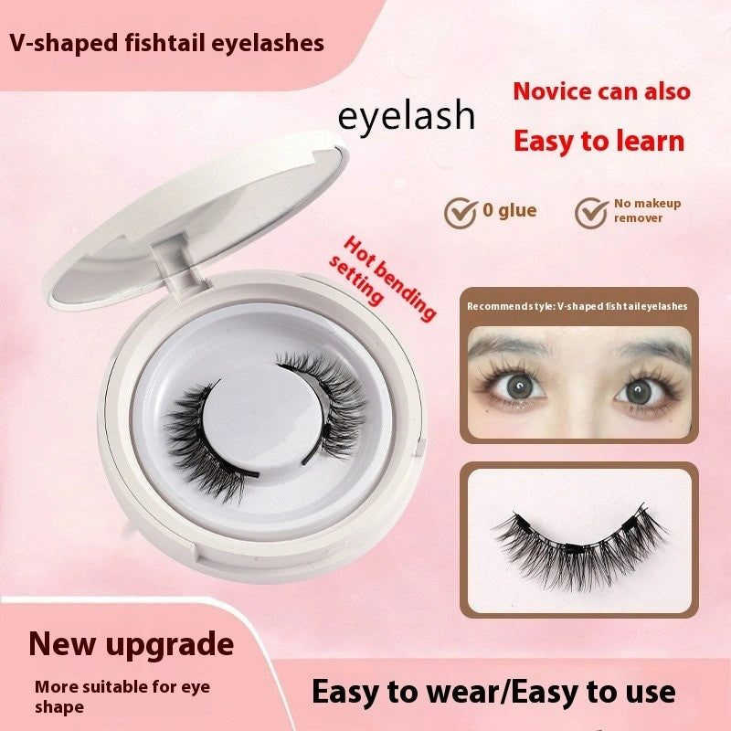 Magnetic False Eyelashes Set with Mink Material