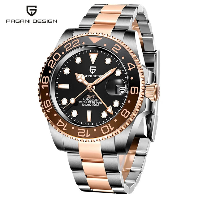PAGANI DESIGN - PD1662 Men Watches GMT Mechanical Watches Top Brand Waterproof C - Picture 37 of 37