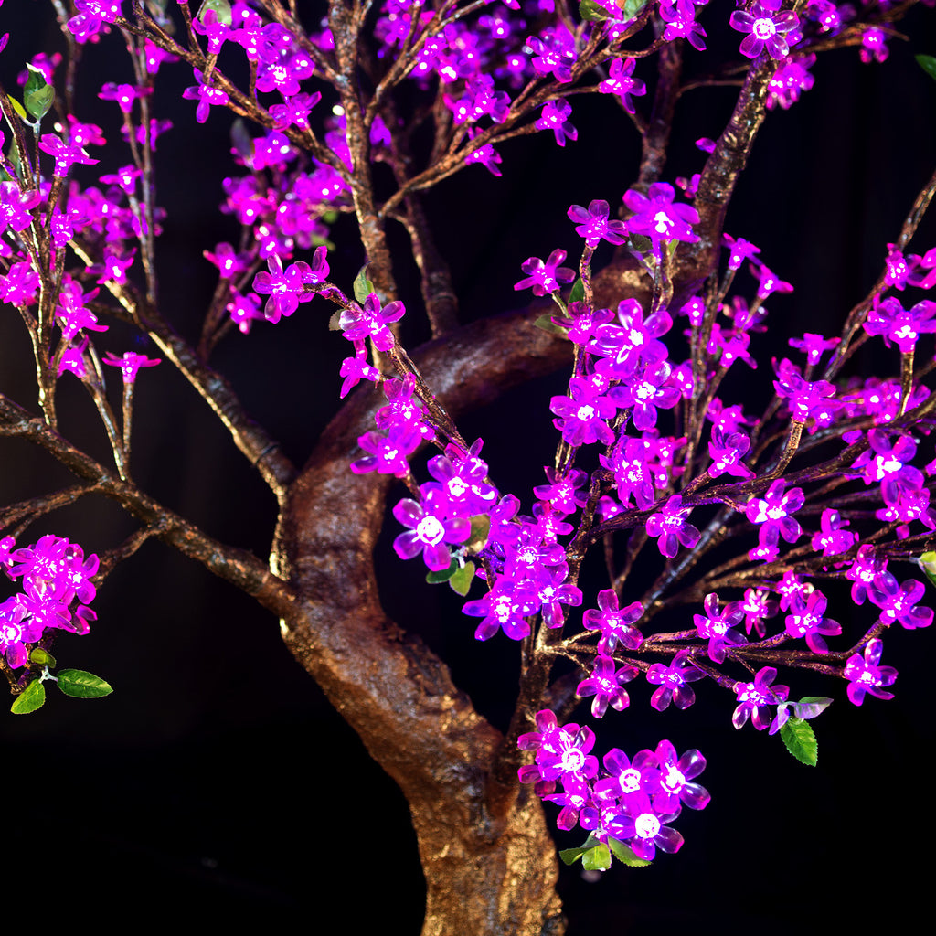bright purple tree