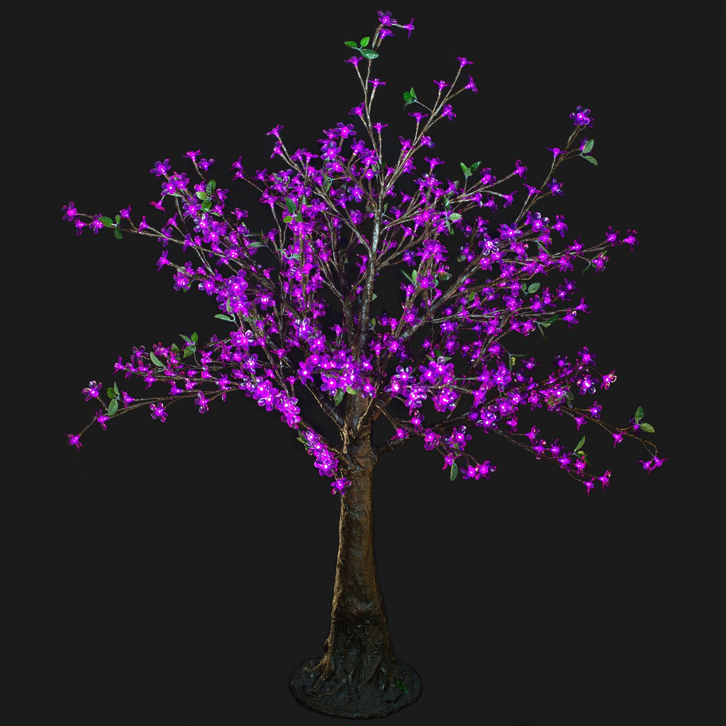 bright purple tree