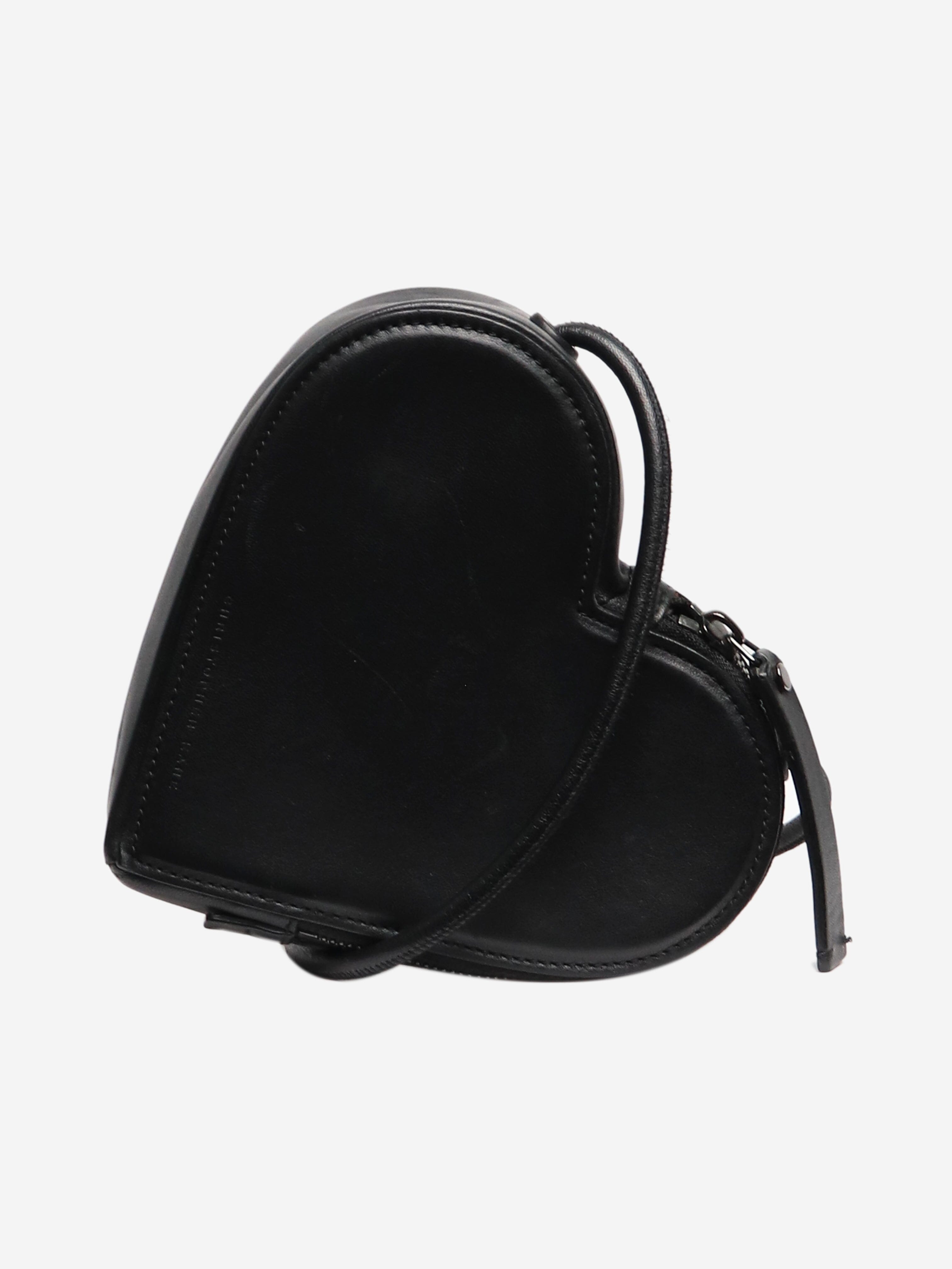 image of Black heart shaped bag