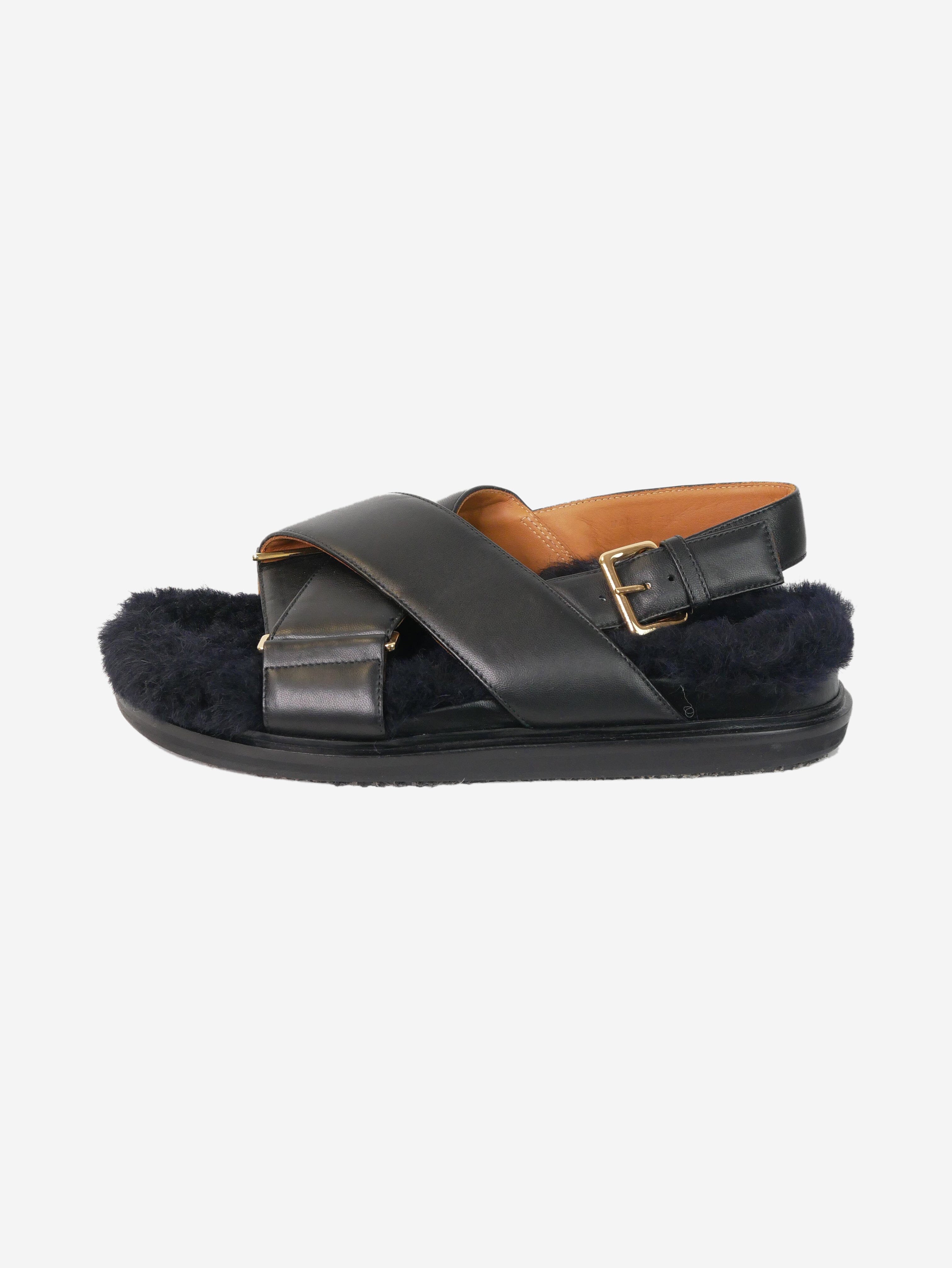 LOUIS VUITTON Sandals / UK9 / BRW / Leather / 5 Brown ref.485720 - Joli  Closet