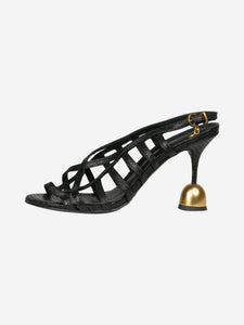 LOUIS VUITTON Sculpted Heel Sandal 37.5 - More Than You Can Imagine