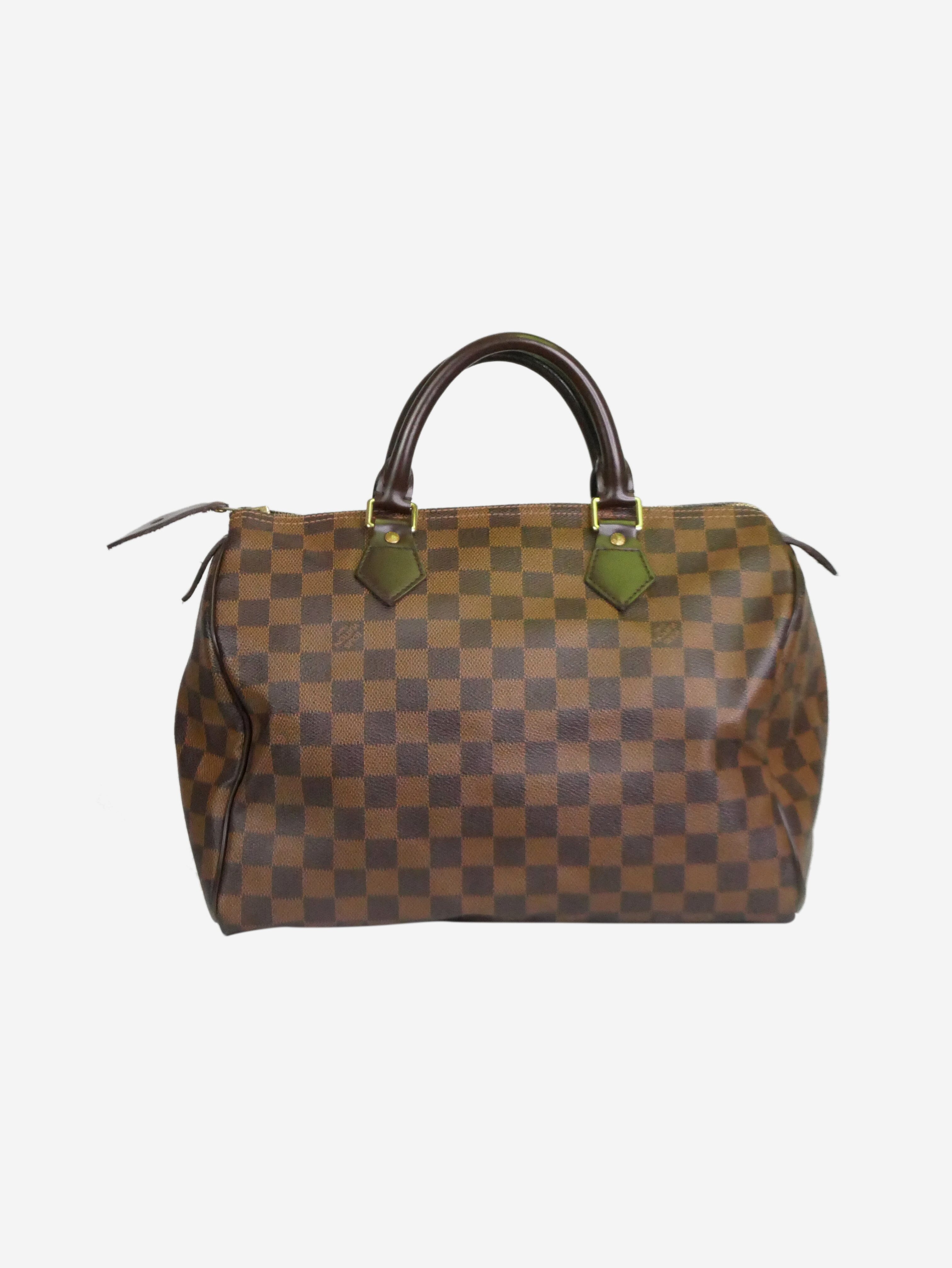 Louis Vuitton Damier Ebene Speedy Bag 30 Brown