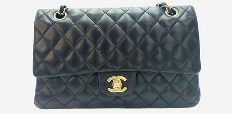 Chanel Black Quilted Calfskin 2.55 Reissue 224 Punk CC Charm Flap