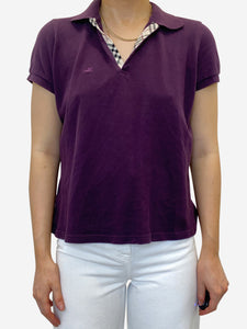 burberry shirt purple