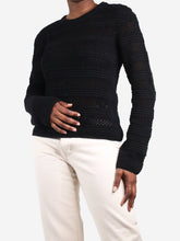 Load image into Gallery viewer, Black jumper - size XL Knitwear Saint Laurent 
