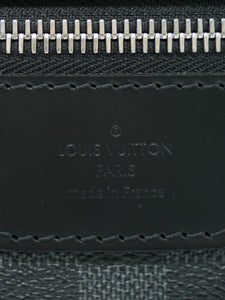 Louis Vuitton Black checked monogram shoulder bag with adjustable strap