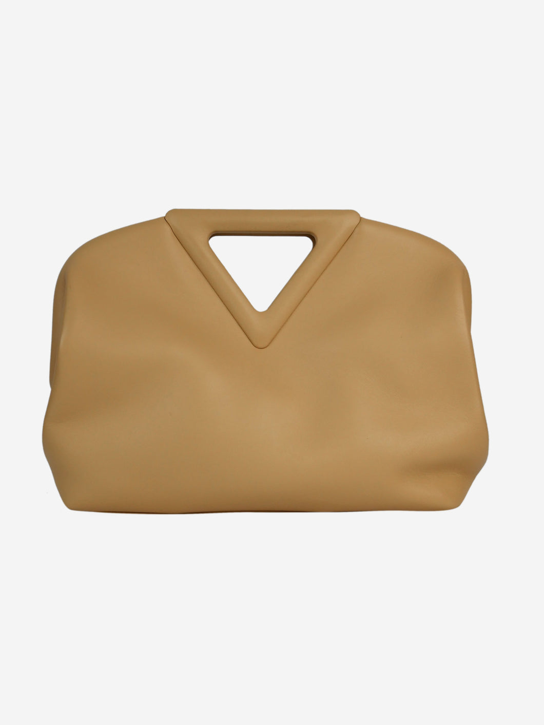 Neutral leather Point clutch bag Clutch bags Bottega Veneta 