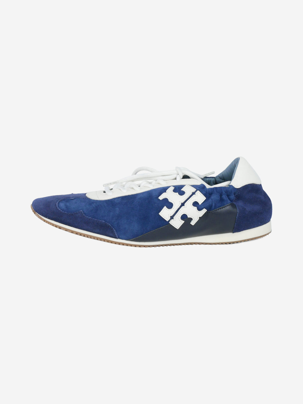 Tory Burch pre-owned blue suede trainers | SOTT