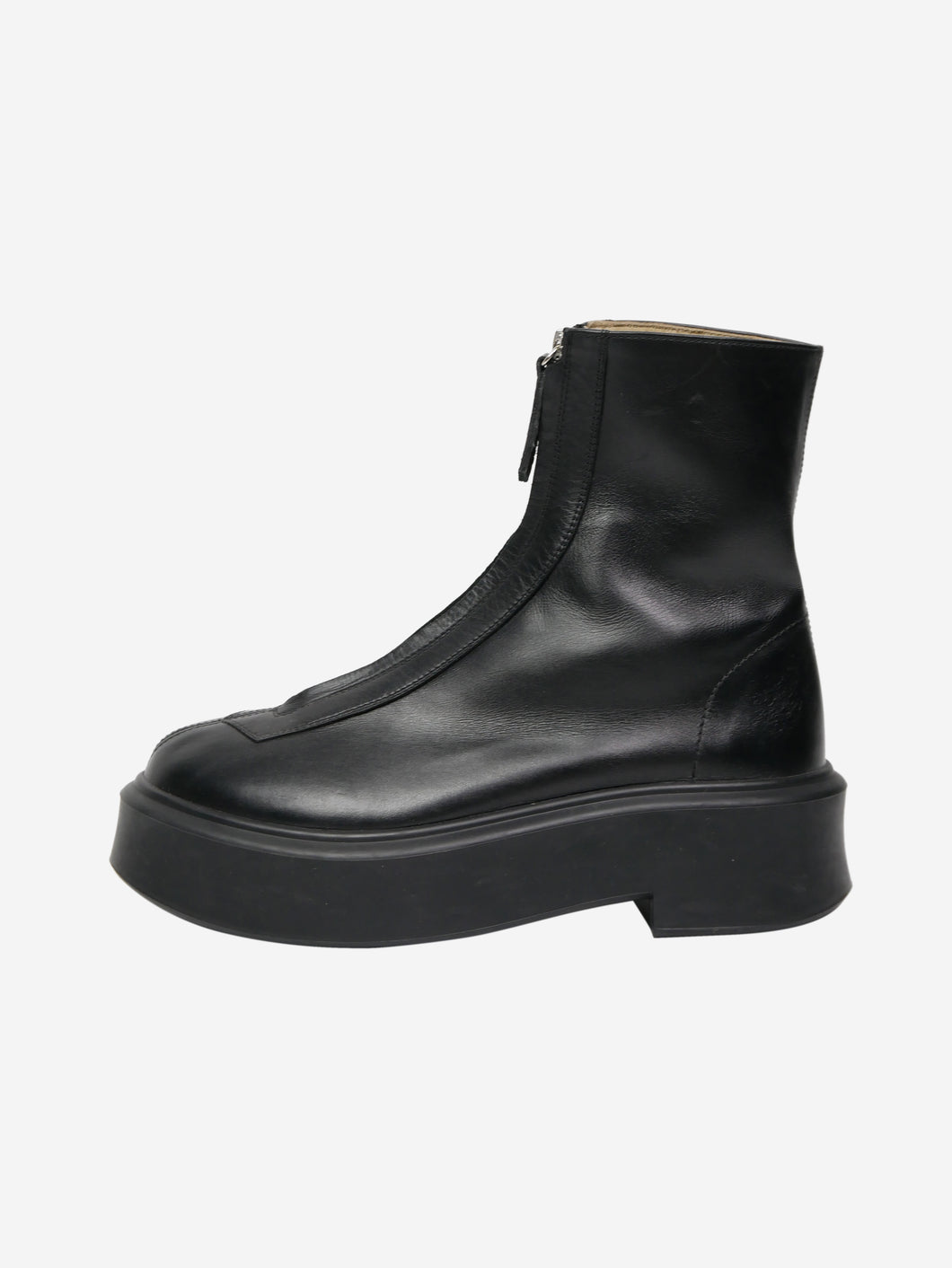 ブランド 新品 38 新品正規品THE ROW Zipped Boot I ナイロン ブーツ