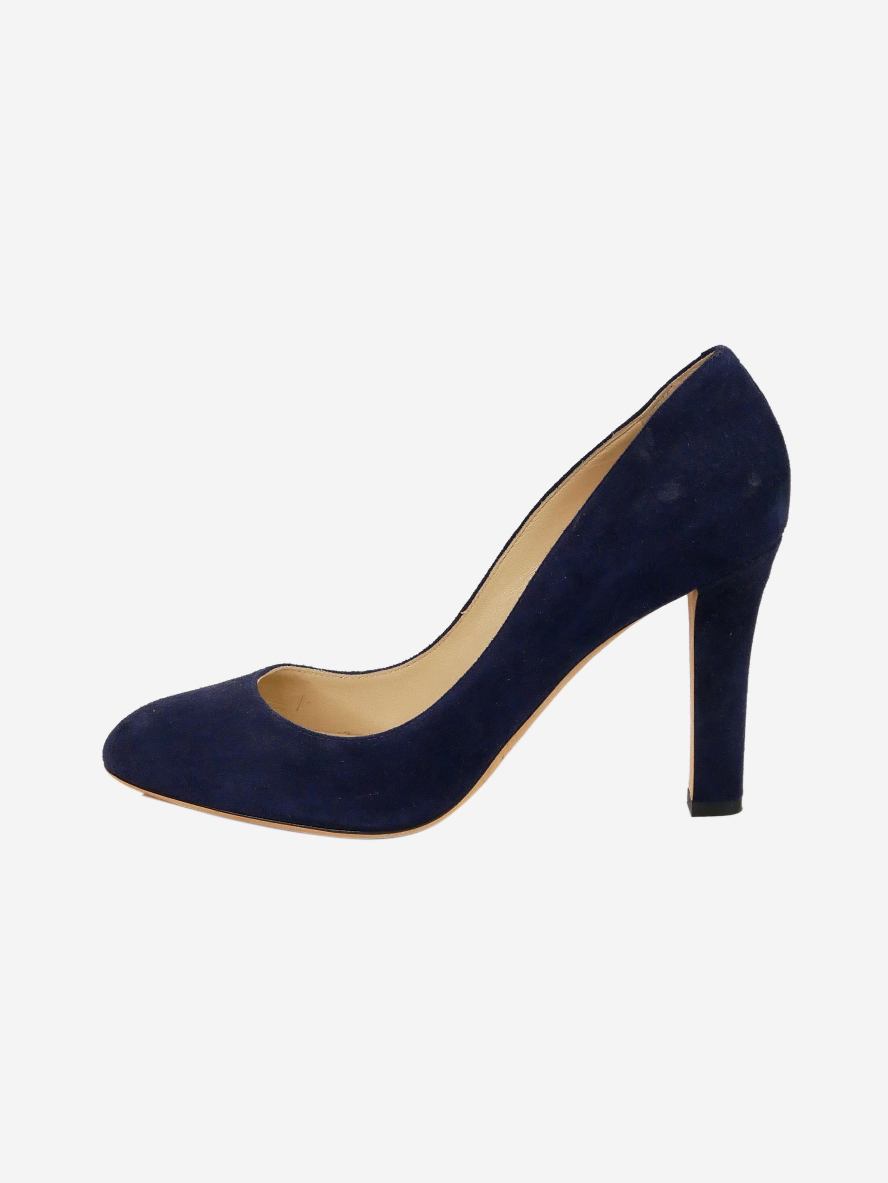 Louis Vuitton Blue suede pointed toe pumps - size EU 36.5 ref.986837 - Joli  Closet