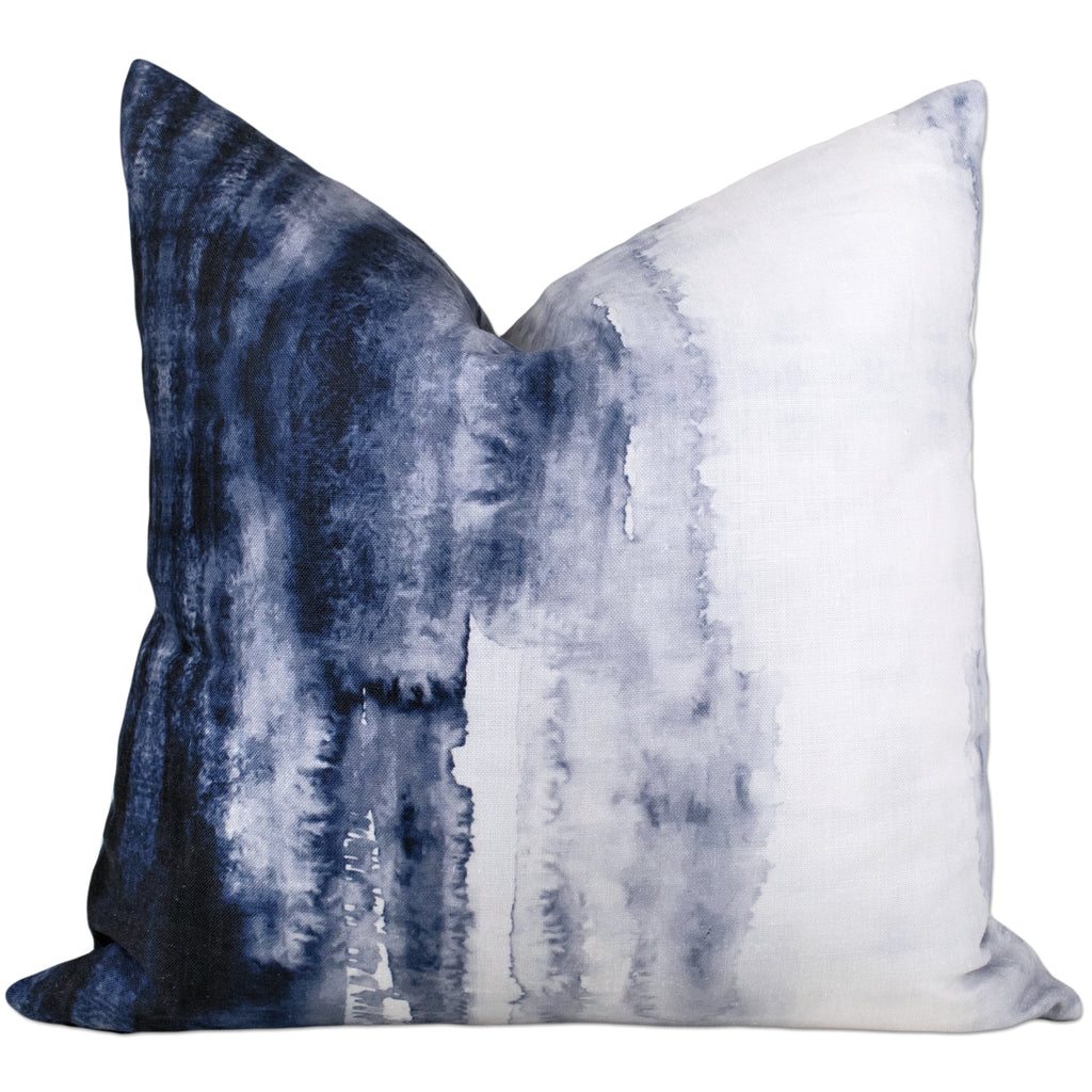 modern blue throw pillows