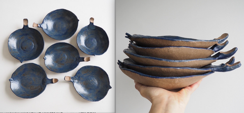 blue pottery fish plates for Netflix the Witcher blood origin