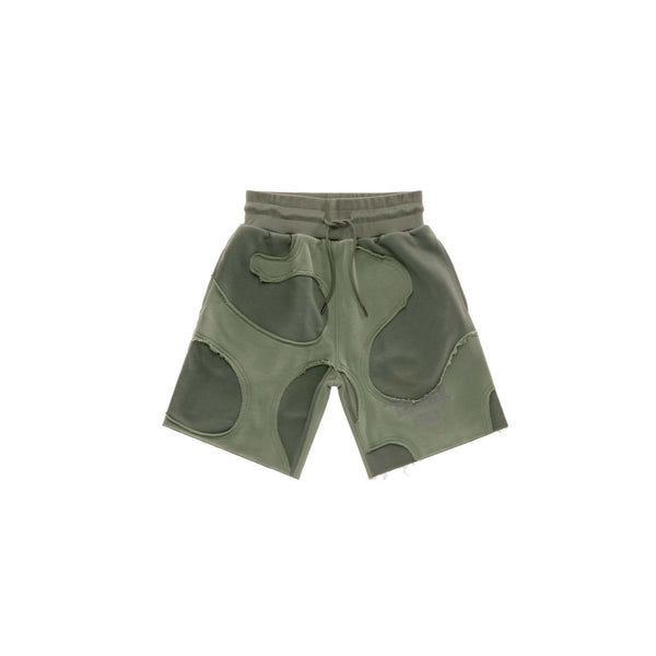 Camo Sweatshort - Blue/Bone – shop.telfar