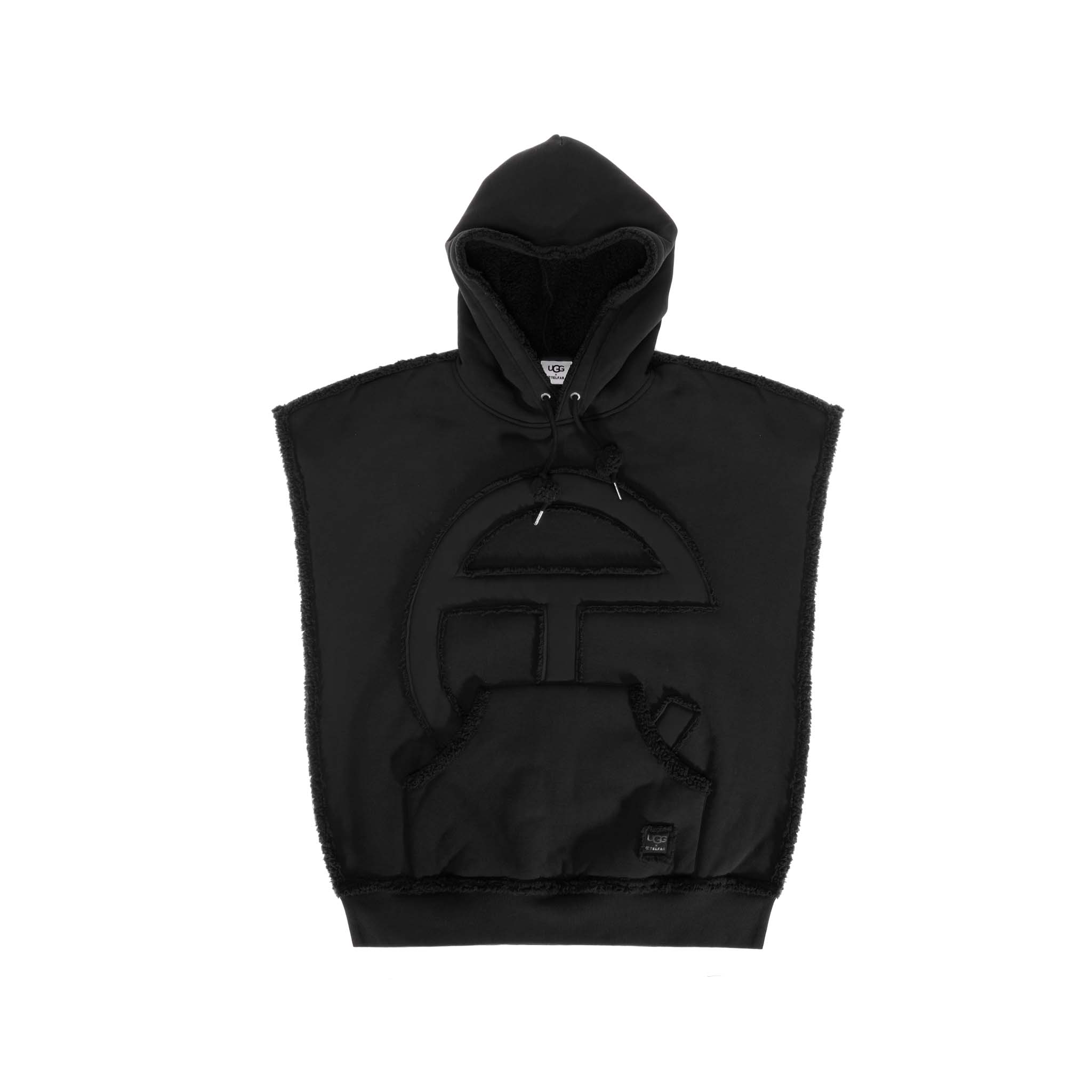 UGG x TELFAR Sideless Hoodie - Black – shop.telfar