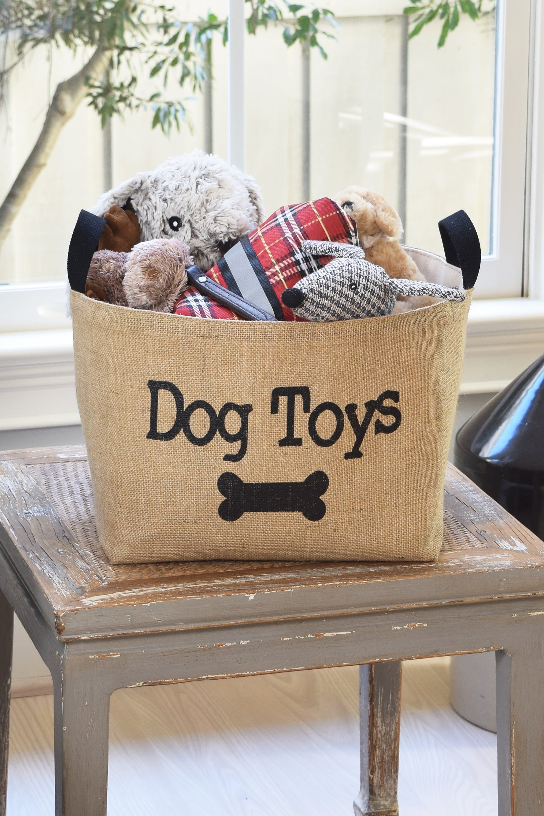 dog toy basket