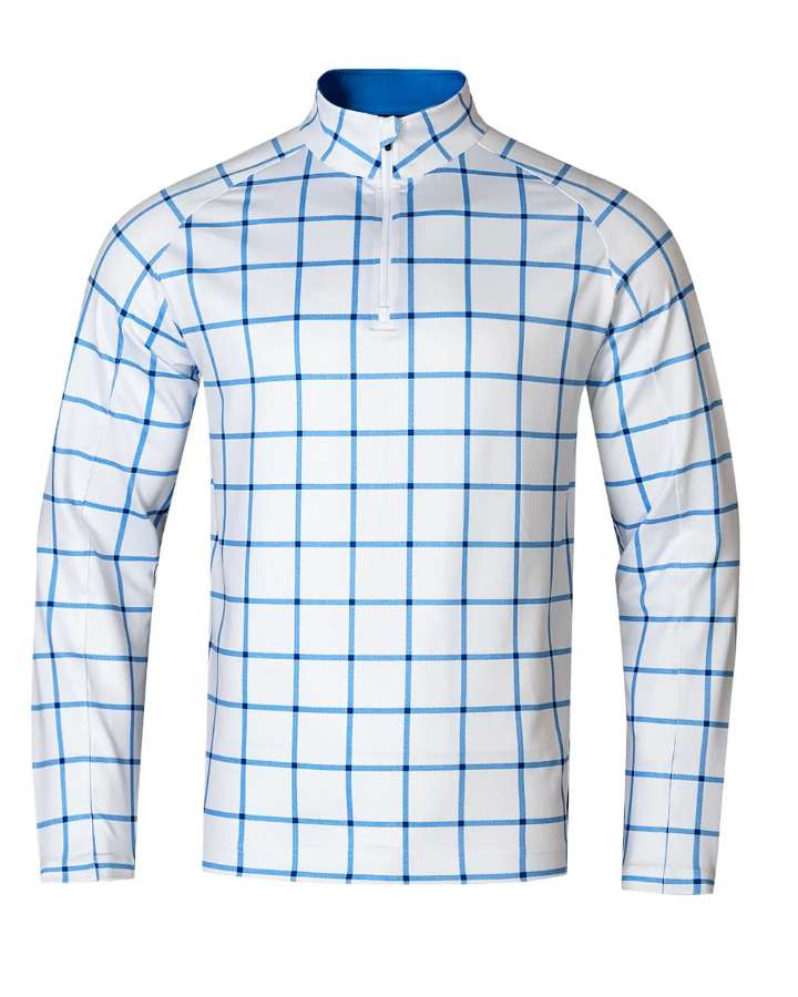 Plaid Quarter Zip