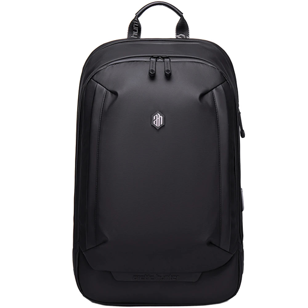 Rucsac pentru barbati, business casual, cu compartiment laptop de 15.6 inch, din poliester rezistent la apa, antifurt si port USB, fixare de valiza, Arctic Hunter B00443