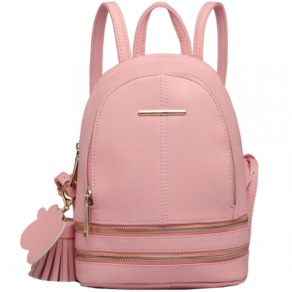 Rucsac casual pentru dama, cu ciucure, Milano, Miss Lulu, LT1705